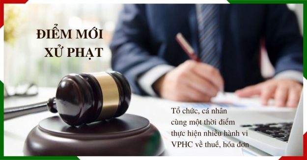 Điểm mới nguyên tắc xử phạt nhiều hành vi VPHC về thuế, hóa đơn